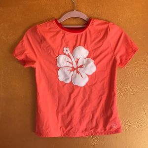 Land’s End Girls Rash Guard Size 10-12